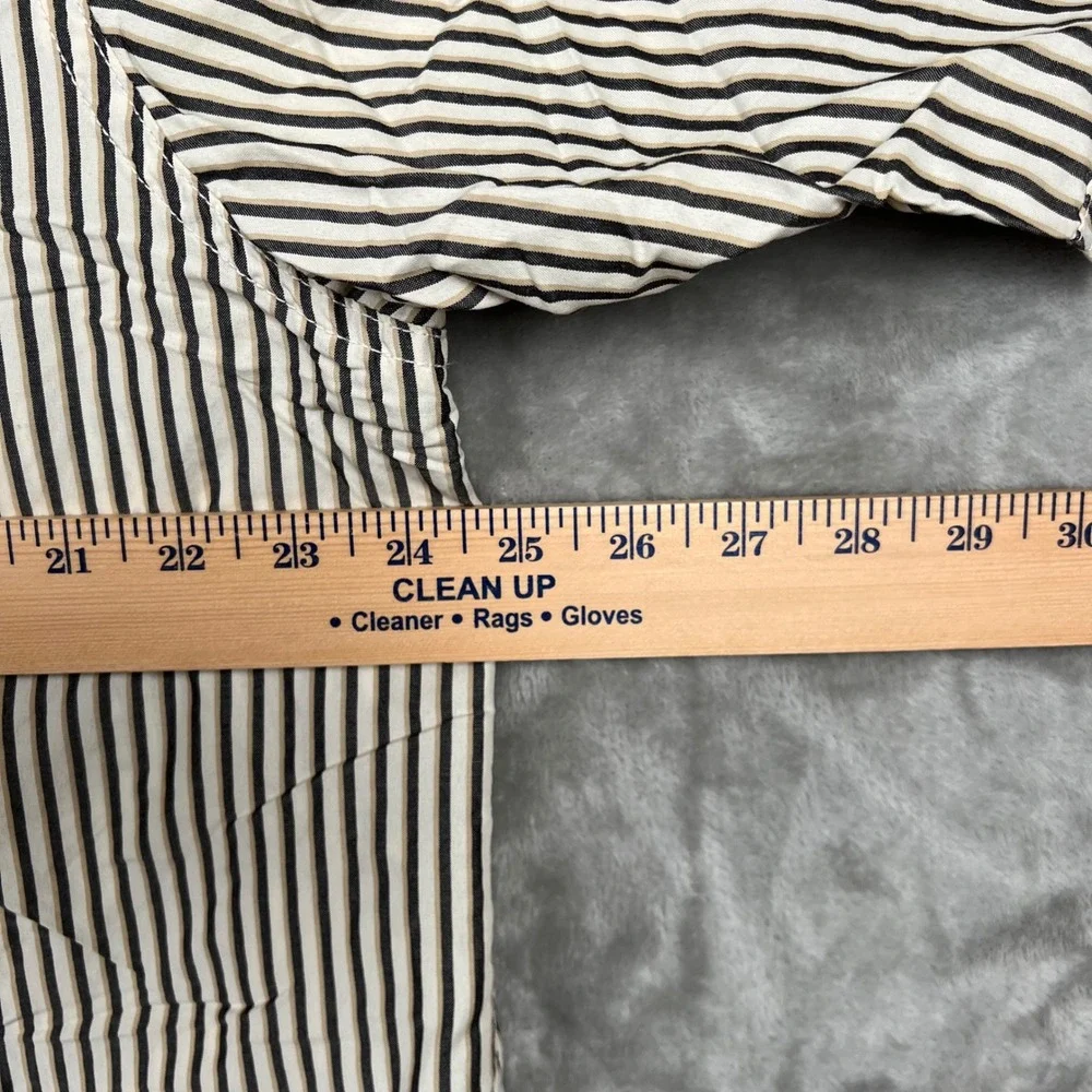 The North Face Mens‎ XL Short Sleeve Button Down Striped Pocket Shirt